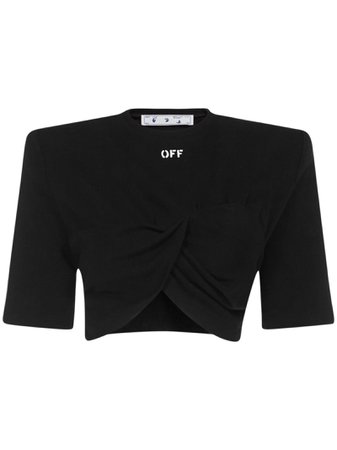 Off-White cropped t-shirt