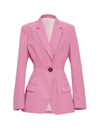 The Attico Jackets and Coats | The Attico - "Donna" orchid pink jacket