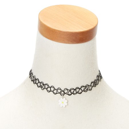 Daisy Tattoo Choker Necklace | Claire's US