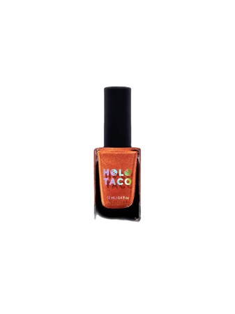 orange nail polish manicures