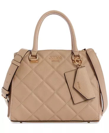 GUESS Fantine Quilted Girlfriend Satchel & Reviews - Handbags & Accessories - Macy's