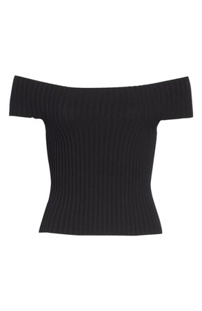 kate spade new york off-the-shoulder rib knit sweater | Nordstrom