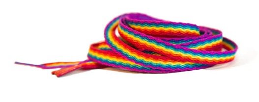 rainbow shoe laces