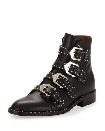 studded leather Givenchy booties