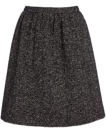 Marc Jacobs Gathered Wool-Boucle Skirt