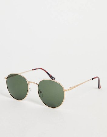 Topshop metal retro round sunglasses | ASOS