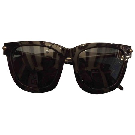 Oversize sunglasses Alexander Wang Black in Plastic - 3158468