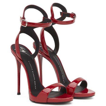 giuseppe zanotti burgundy red heels pumps