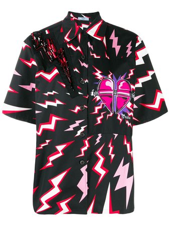 Prada Lightning Bolt Shirt - Farfetch