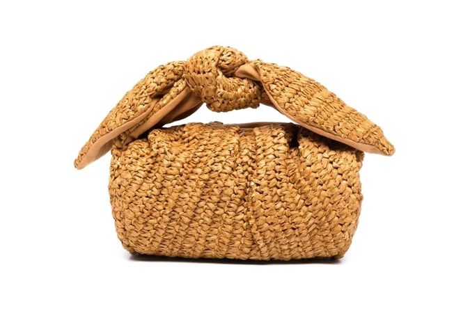 knot straw bag