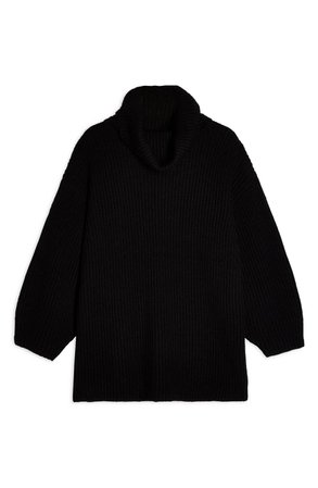 Topshop Turtleneck Sweater Black
