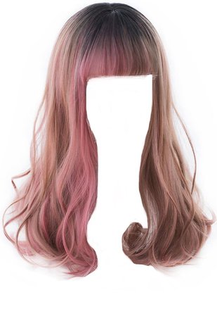 Balayage Pink and Strawberry Blonde Hair