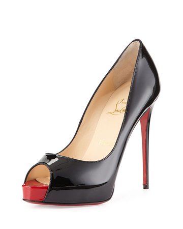 Christian Louboutin New Very Prive Patent Red Sole Pump | Neiman Marcus