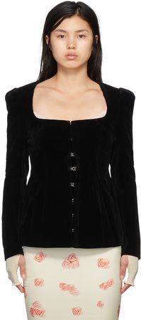 nodress-ssense-exclusive-black-baroque-blazer.jpg (624×1412)