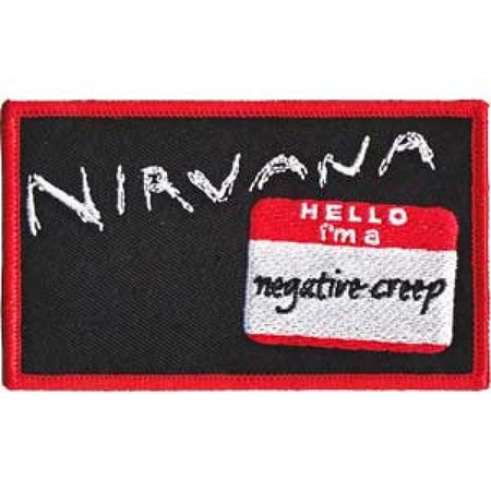 Nirvana Negative Creep Embroidered Patch / Iron-On Applique | Etsy