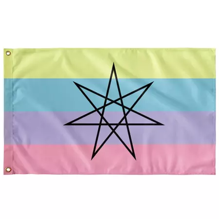Kingender Pride Wall Flag Version 1 with Symbol - Etsy | CowboyYeehaww