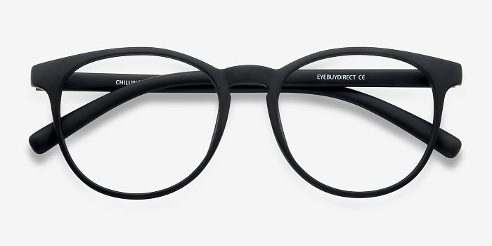 Chilling - Round Black Frame Glasses | EyeBuyDirect