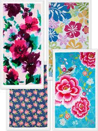 flower towels - Google Search