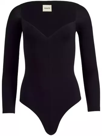 KHAITE Mara long-sleeve Bodysuit - Farfetch
