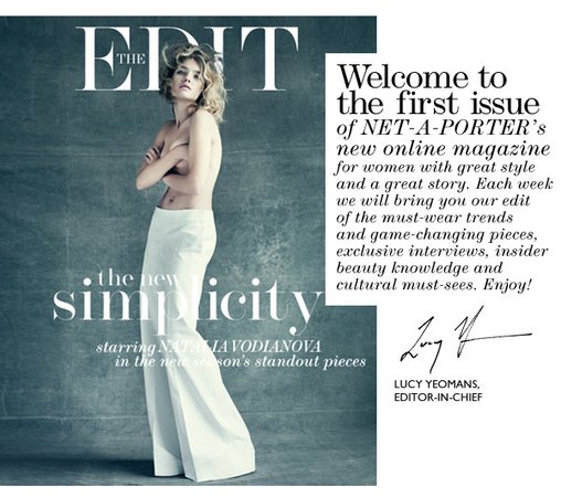 Net-A-Porter: Introducing the new weekly magazine from NET-A-PORTER | Milled