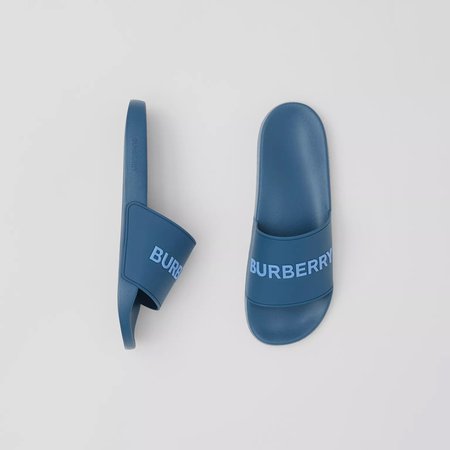 Burberry slides - blue