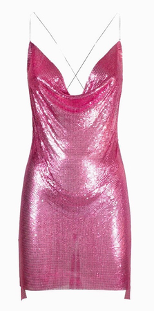 crystal pink dress
