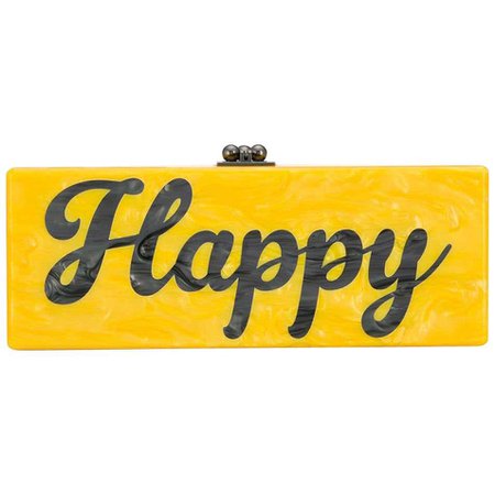 Edie Parker 'Happy' Box Clutch For Sale at 1stDibs