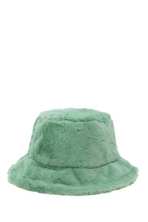 ICCO  Style Delivers Fuzzy Bucket Hat Mint