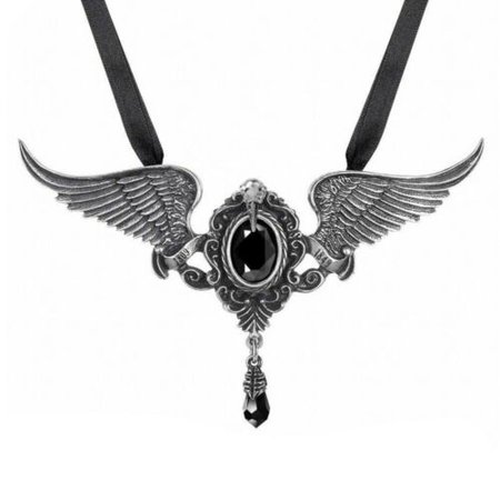 ALCHEMY MY SOUL FROM THE SHADOW RAVEN NECKLACE Gothic Edgar Allan Poe Nevermore | eBay