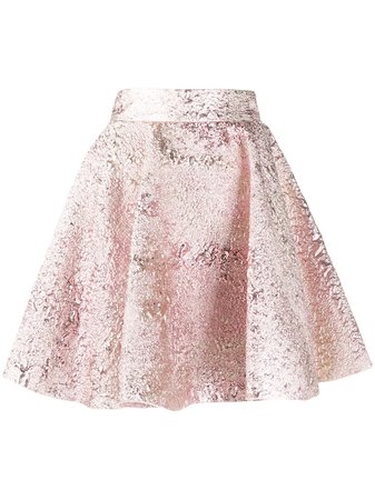 Dolce & Gabbana Crushed Velvet Skater Skirt