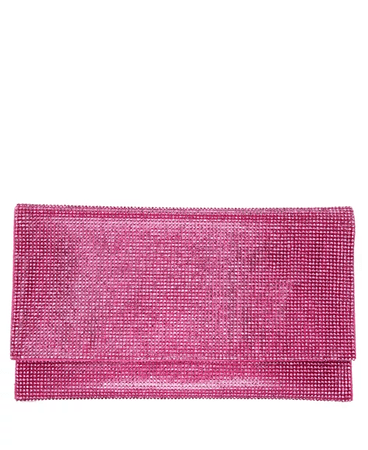 Pink glitter clutch
