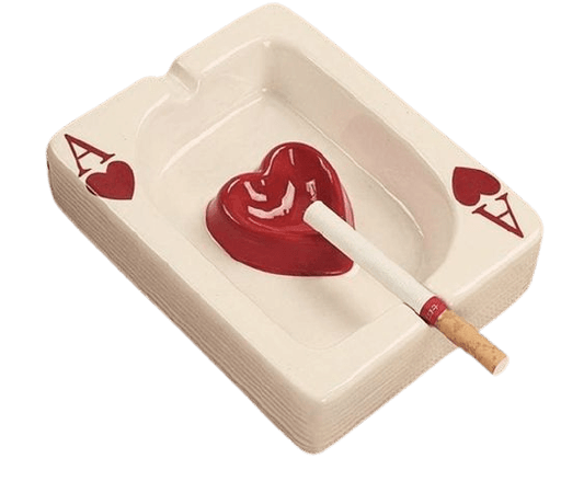 ace of hearts ash tray