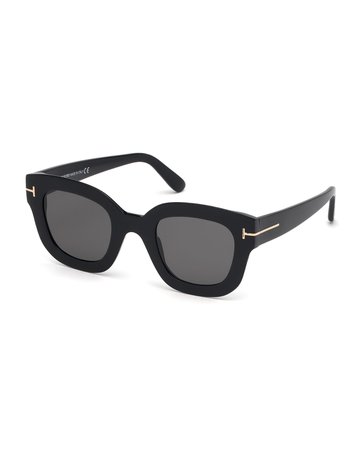 TOM FORD Pia Square Acetate Sunglasses | Neiman Marcus