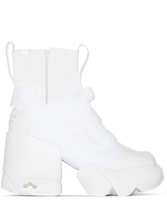 Maison Margiela x Reebok Tabi Instapump Fury Hi ankle boots white S34WU0023P3782 - Farfetch