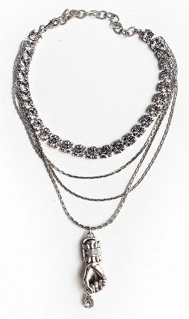 DYLANLEX Silver Aurora Necklace