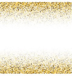 Glitter confetti gold glitter falling on Vector Image