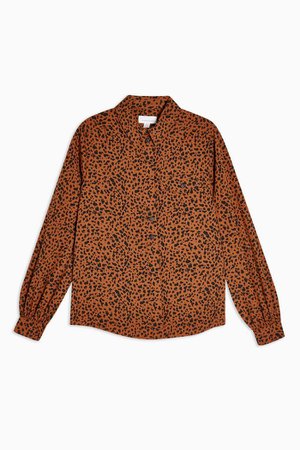 Leopard Print Shirt | Topshop brown