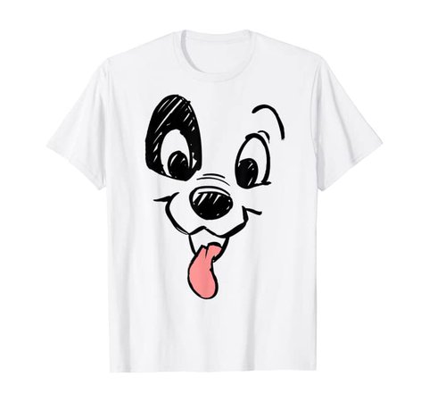 Amazon.com: Disney 101 Dalmatians Big Face T-Shirt: Clothing