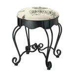 Shabby Chic Paris Style Stool – Vintage Country Couture