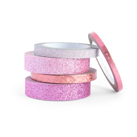 Shop for the Glitzy Light Pink Solids Washi Tape By Recollections™ at Michaels