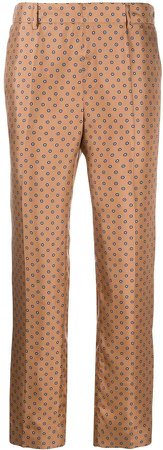 Polka Dot Print Trousers