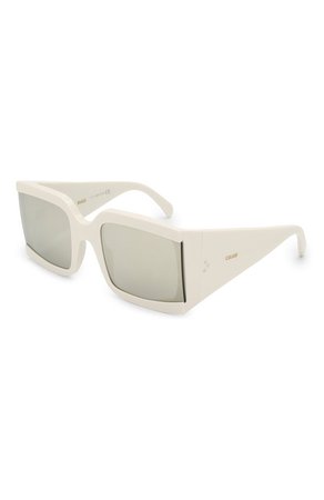 Женские белые солнцезащитные очки CELINE EYEWEAR — купить за 32250 руб. в интернет-магазине ЦУМ, арт. CL40084I 25C
