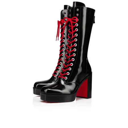 Christian Louboutin Lace Up Boots