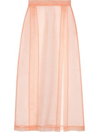 Gucci Sheer Slit Skirt Ss20 | Farfetch.com