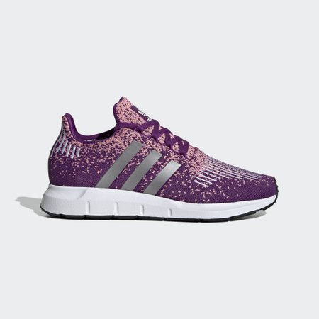 Women's Swift Run Glory Purple, Silver and Pink Shoes | adidas US