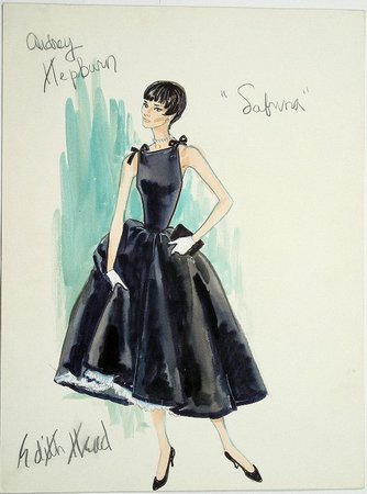 Audrey Hepburn pictures - audrey hepburn sabrina dress design pictures ⋆ FilmmakerIQ.com