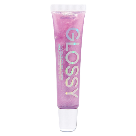 Claire's Glossy Glitter Lip Gloss - Lilac
