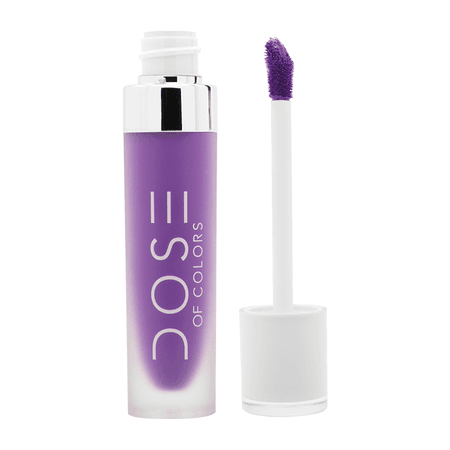 PURPLE RAIN- Royal Purple Liquid Matte Lipstick - Dose of Colors