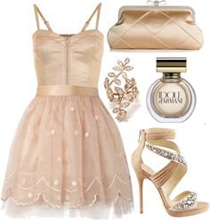 Rose Gold Mini Dress