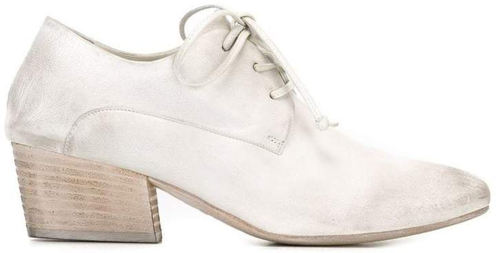 'Bianco' almond toe shoes